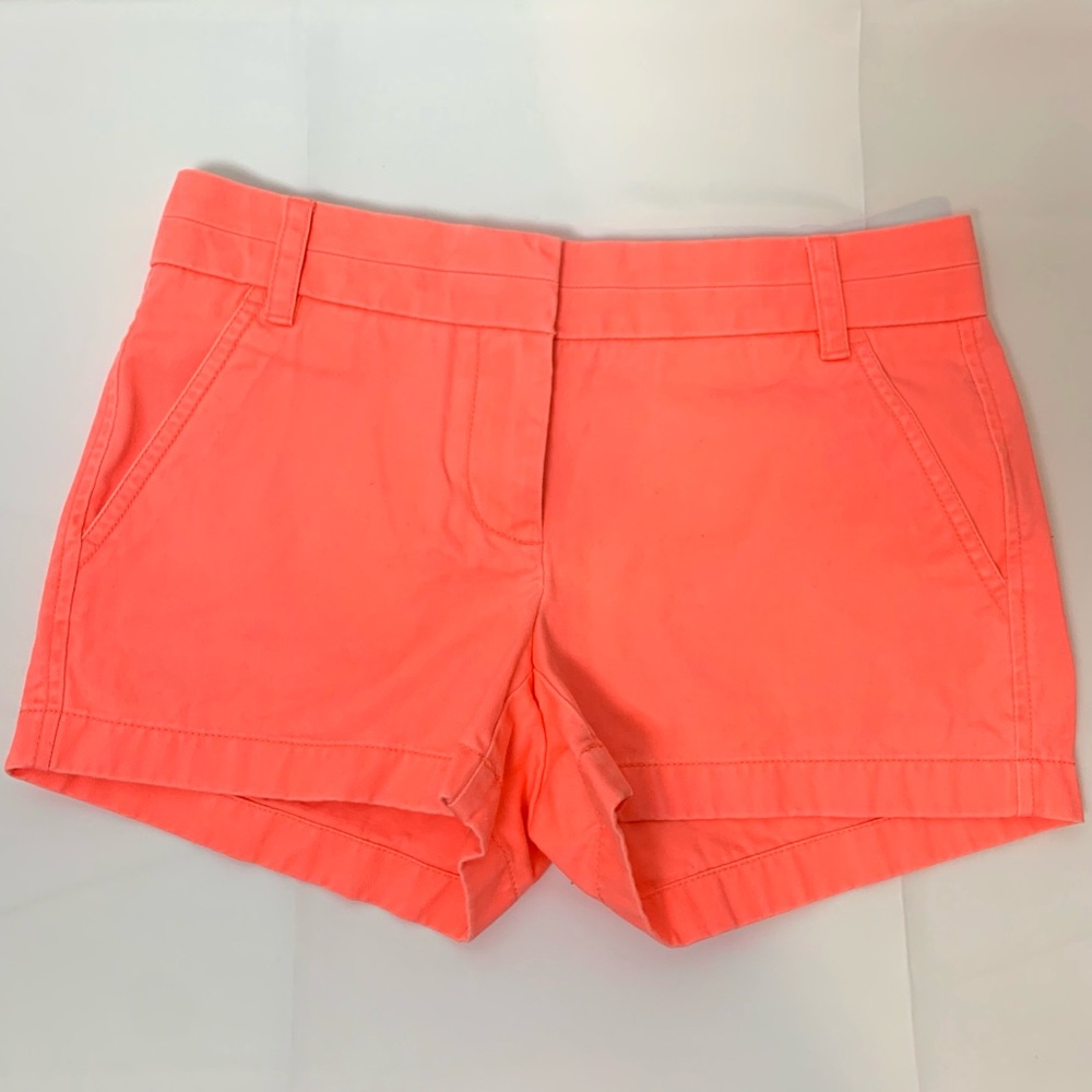 J.Crew 3” Chino Shorts - Coral Color